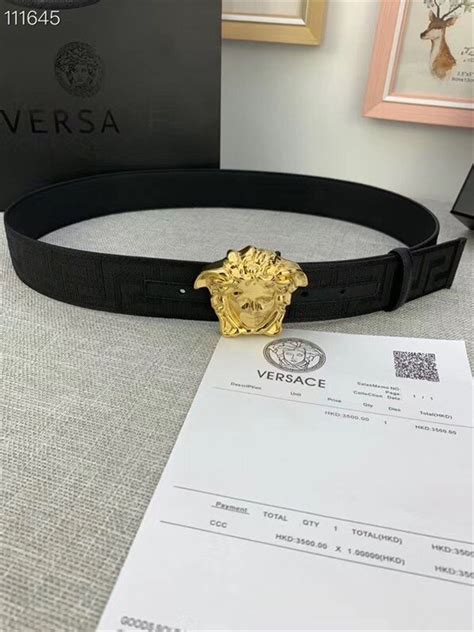 versace belt replica amazon|versace belt identification.